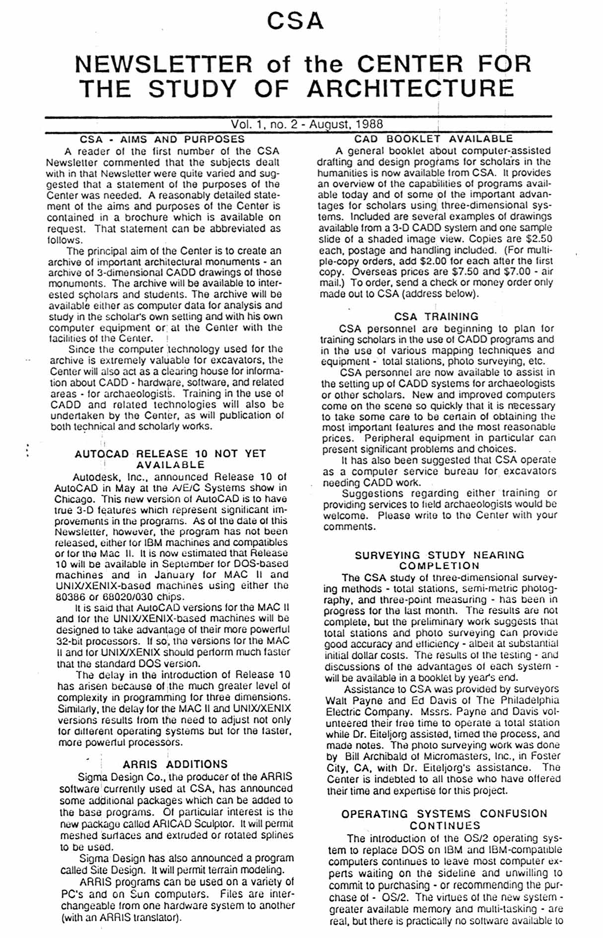 Scanned Image of Page 1, vol 1 no 2
