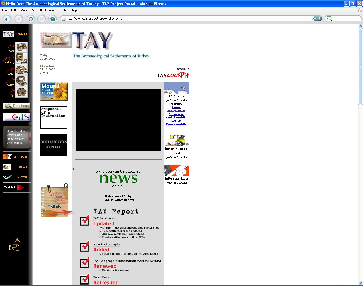 TAY Project home page